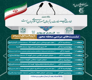 مدیران شهری در میان مردم؛آغاز فصل چهارم نشست‌های محله محور در مساجد مناطق هشتگانه